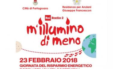 M'illumino di meno a Portogruaro M'illumino di meno a Portogruaro