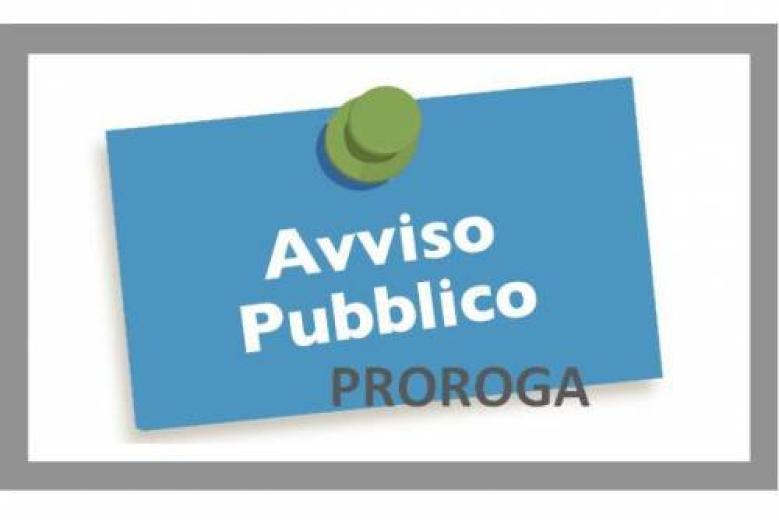 Proroga avvisi pubblici