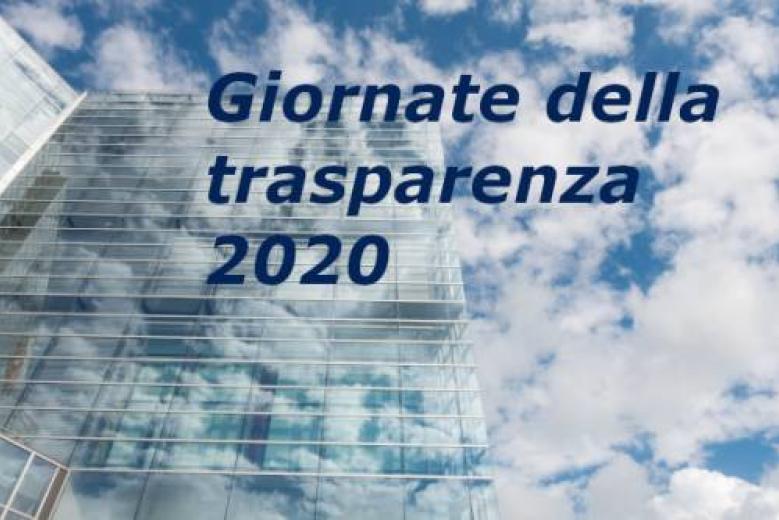Giornate della trasparenza 2020 Giornate della trasparenza 2020